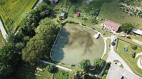 Luftbild Dorfsee Rödelmaier