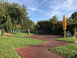 Kindergarten erweitertes Außenspielgelände Kindergarten erweitertes Außenspielgelände